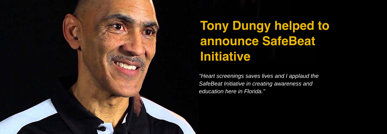 Tony Dungy helped to announce SafeBeat Initiative