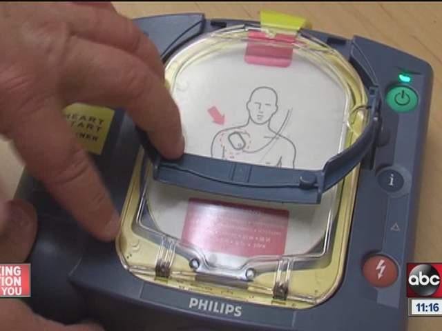 Save a life using an AED machine